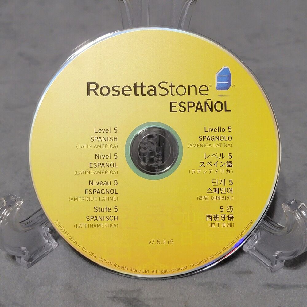 Rosetta Stone Spanish Totale V4 Level 5, Disc Only